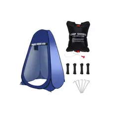 GENERICO - Set Carpa 1 Persona Carpa Baño Vestidor Portátil + Ducha