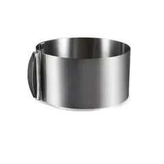 GENERICO - Molde De Torta Moldes Para Tortas Anillo Redondo Ajustable Grey