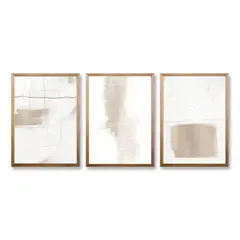 RETELA - Cuadro Trio Fall - Cafe - 40x30 cm