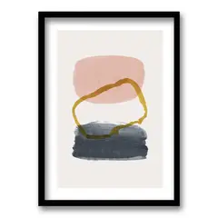 RETELA - Cuadro Cir II - Negro - 70x50 cm