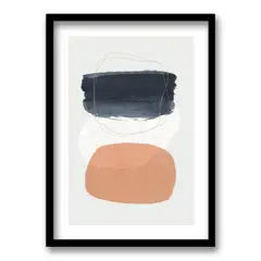 RETELA - Cuadro Cir III - Negro - 70x50 cm