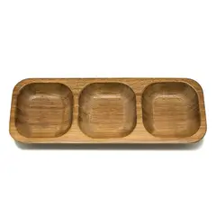 WAYU - PLATO COMPARTIMIENTO APERITIVO MADERA