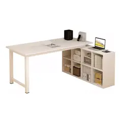 HOMER DESIGN - Escritorio Forma L Oficina Con Cajonera Intercambiable 140cm