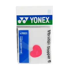 YONEX - Antivibrador Stopper 6 Corazon Rosado