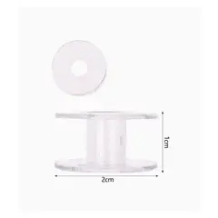 GENERICO - Canillas Para Máquinas Color Transparente