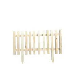 GENERICO - Cerco o reja para jardin en pino cepillado 1 metro x 50cm