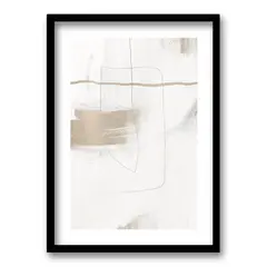 RETELA - Cuadro Sinfonía de Ámbar - Negro