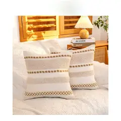 GENERICO - SET 4 FUNDA MODELO BOHO 45X45 PARA COJIN C15