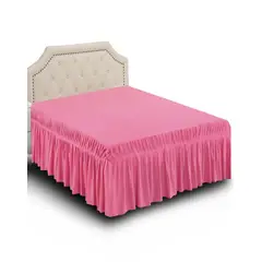 GENERICO - Faldón de Cama 2Plaza - Elegante y Resistente B5