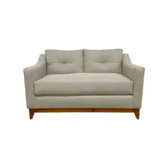 SOFAS HOME - SOFÁ CARRERA CHENILLE CRUDO 2 CUERPOS