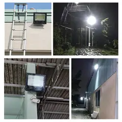 GENERICO - Foco Solar 800 Watts Panel Separado + Control Remoto Ip67