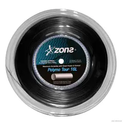 ZONS - Rollo Cuerda Tenis Polymo Tour 1.28 / 16L Negro
