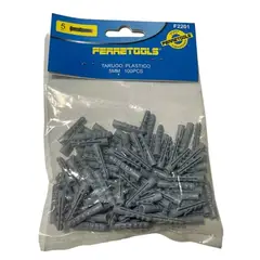 GENERICO - Tarugo de Plastico 6mm pack 100 und