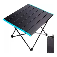 GENERICO - Mesa Plegable De Camping Con Bolso Portatil 40 x 35 x 32cm