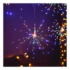 SHOP EHOME BAG - Mini Luces Navidad Solar Guirnalda Fuego Artificial 3 Metro Multicolor