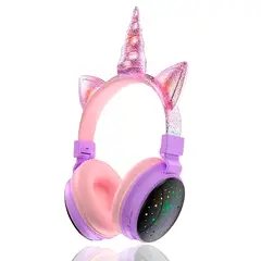 GENERICO - Audifonos Inalámbricos Bluetooth Unicornio Para Niños
