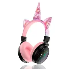 GENERICO - Audifonos Inalámbricos Bluetooth Unicornio Para Niños