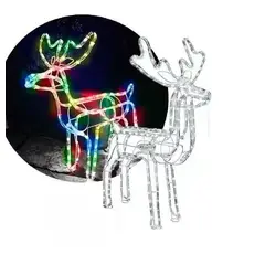 GENERICO - Reno Navideño - Decoracion navidad Luz LED 120cm Con Movimiento