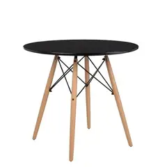 HABITA2 CHILE - Mesa de comedor Eames 80 cm - Negra