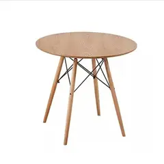 HABITA2 CHILE - Mesa de comedor Eames 80 cm - Cubierta de Madera