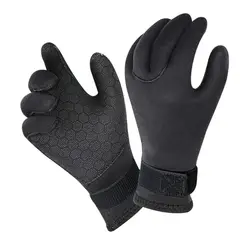 GENERICO - Guantes Neopreno 3mm Buceo Calido Ajustable Resistente - M