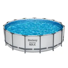 BESTWAY - Piscina estructural redonda +Bomba+Cobertor+Escalera