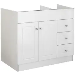 DOMSA - Mueble Vanitorio B120PHD BLANCO SIN CUBIERTA 118x80x45cm