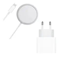GENERICO - Pack Cargador MagSafe con enchufe 20W para Iphone