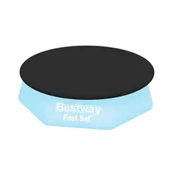 BESTWAY - Cubre piscina redonda 244cm