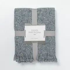 HEBRA - Manta Barcelona 125X150 Gris
