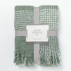 HEBRA - Manta Valencia 125X150 Verde