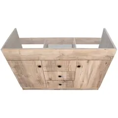 DOMSA - Mueble Vanitorio BD120PH WOOD SIN CUBIERTA 118x80x45cm