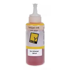 LOGIC - Tinta Universal Color Amarillo Para Impresoras Epson-Canon-HP-Brother