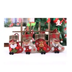 GENERICO - BOTAS NAVIDEÑAS PEQUEÑAS PACK 8