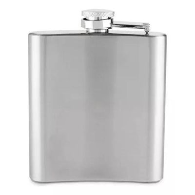Generico Petaca De Acero Inoxidable Licor Whisky 6 Oz