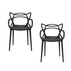 HABITA2 CHILE - PACK DE 2 SILLA MASTER NEGRO