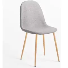 HABITA2 CHILE - Silla de Comedor Trendy Top Gris