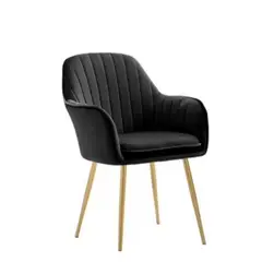 HABITA2 CHILE - SITIAL POLTRONA NEGRO LINEAL GOLD