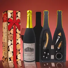 TOLVA - Set sacacorcho forma de botella 5 piezas