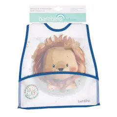 BAMBINO - Babero De Alimentacion Verde Leon Niño