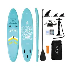 KAUT - Stand Up Paddle Inflable 11´ 6 Triple Quilla Capa Reforzada - Honu