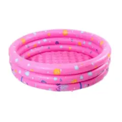 GENERICO - PISCINA INFLABLE 130x130x45 Rosa
