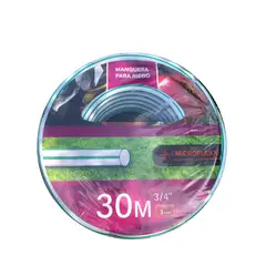 MICROFLEXXI - Manguera Riego PVC Bicolor 3/4 Pulgada X 30 Mts
