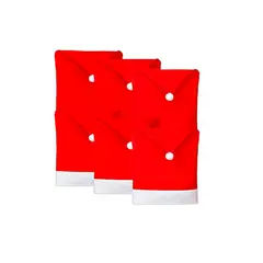 DEWINNER - Set 6 fundas cubre silla gorro pascuero navidad
