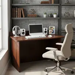 GENERICO - Escritorio plegable Windows 100 cm Teca
