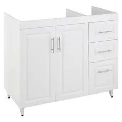 DOMSA - Mueble base para lavaplato PVC-PD-100 Blanco 100x90x47cm