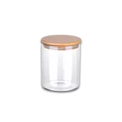 GENERICO - Frasco Especiero Ctapa Madera Vidrio 12x85 Cm 600ml