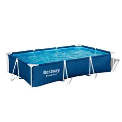BESTWAY - Piscina estructural rectangular 300x201x66cm 3300lts