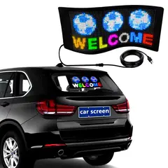 GENERICO - Letrero Led Programable Para Automóvil Usb Multicolor