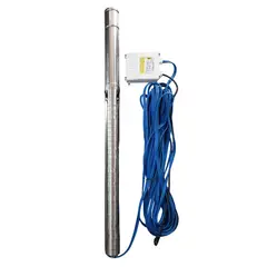 GIOVACCHINO - Bomba Sumergible Agua Pozo Profundo 93mts 1HP 3pulgadas 30mts Cable